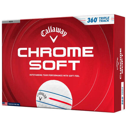 Bola de Golf Callaway Chrome Soft Triple Track 360 12 Pack