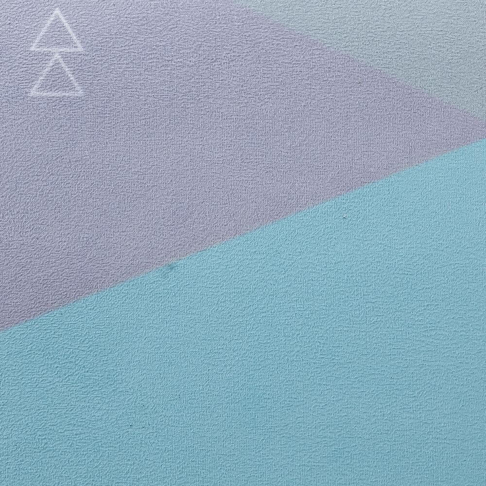 Dětská podložka na jógu Yoga Design Lab - geometrická modrá 4,5 mm 4/5