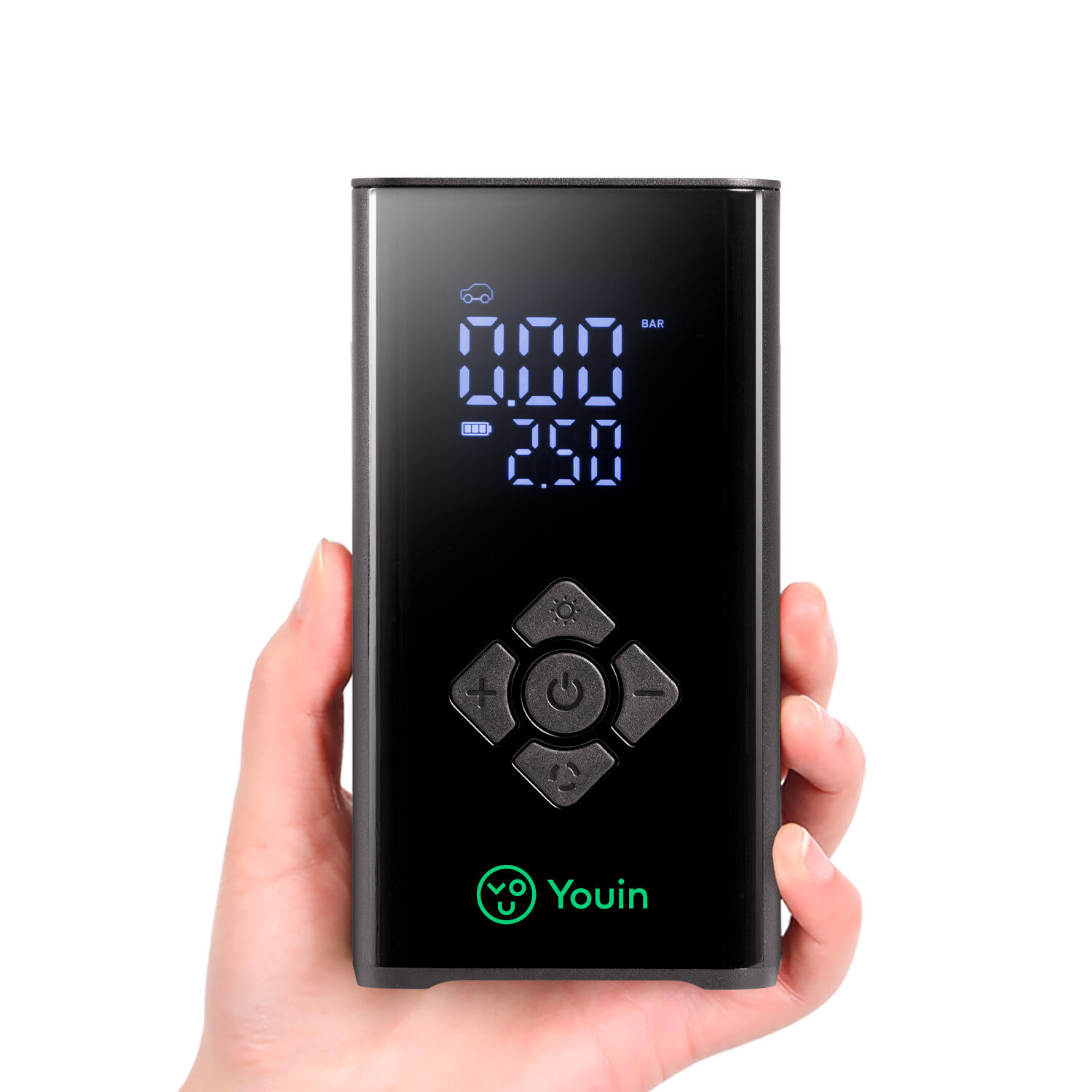 Compressor/Inflador de Ar Elétrico Portátil Youin MA1022 2000mAh USB C 2/6