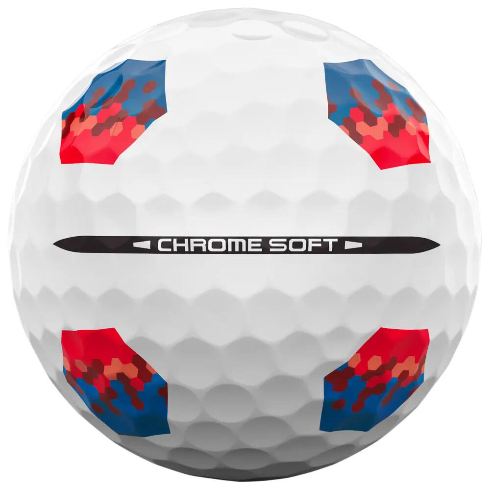 Boite de 12 Balles de Golf Callaway Chrome Soft TruTrack 4/4