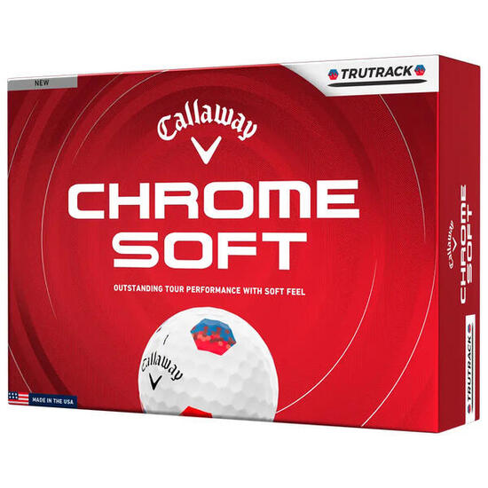 Boite de 12 Balles de Golf Callaway Chrome Soft TruTrack