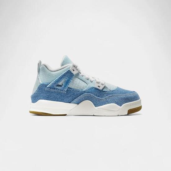 Jordan 4 Retro TEX Denim Worn Blue (PS)