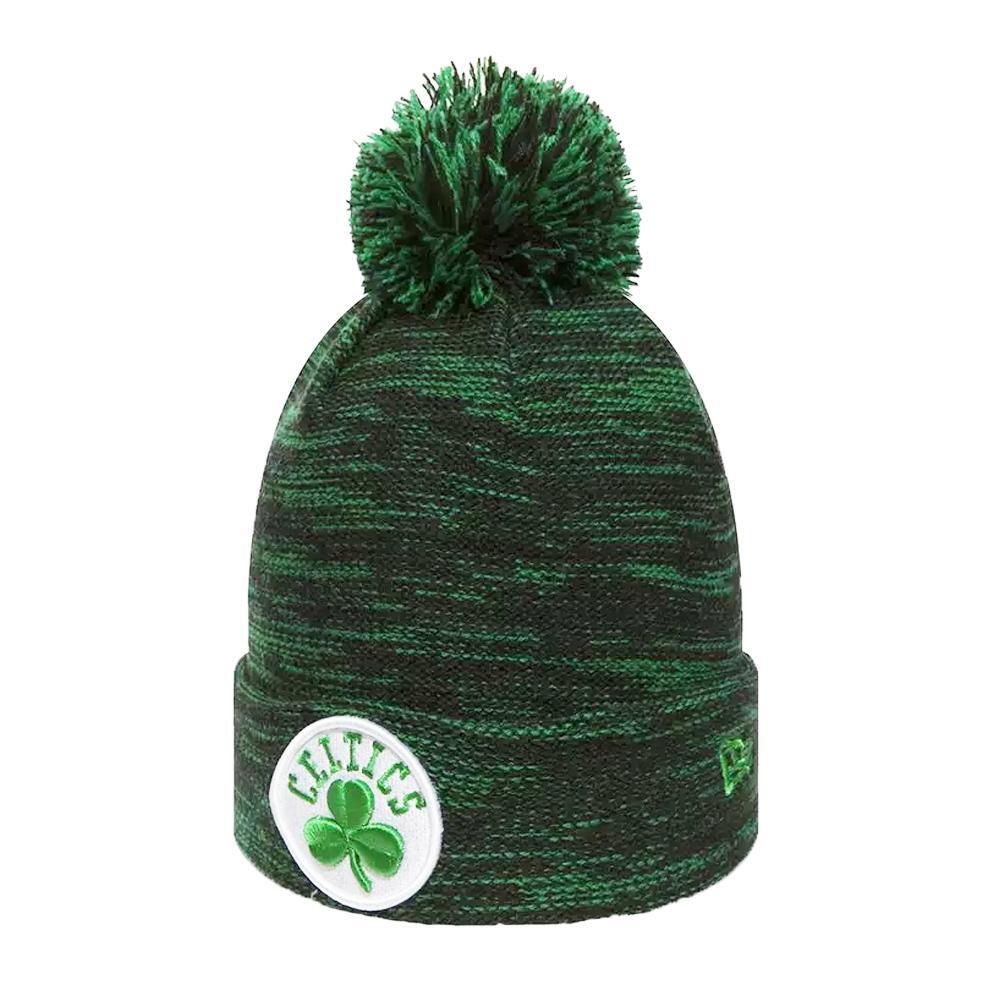New Era Men's Green/Black Marl Beanie Hat