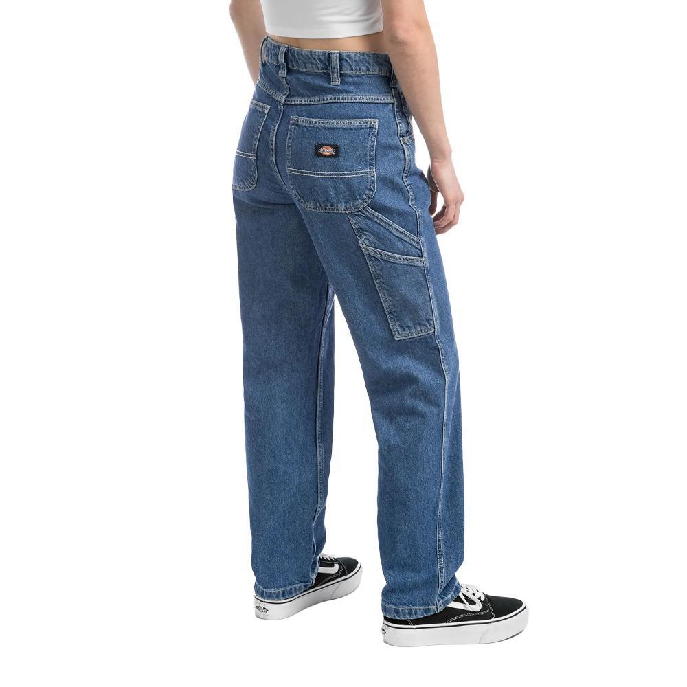 Dickies Ellendale Dames Straight Leg Jeans - Blauw 2/2