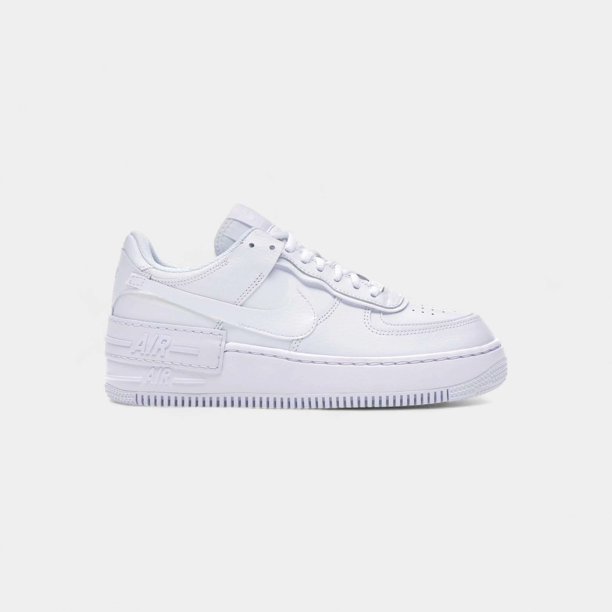 Nike Air Force 1 Low Shadow Triple White (Women's) 1/2