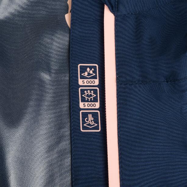 Kurtka trekkingowa damska Softshell AULP DUFFY rozpinana z kapturem turystyczna 5/7