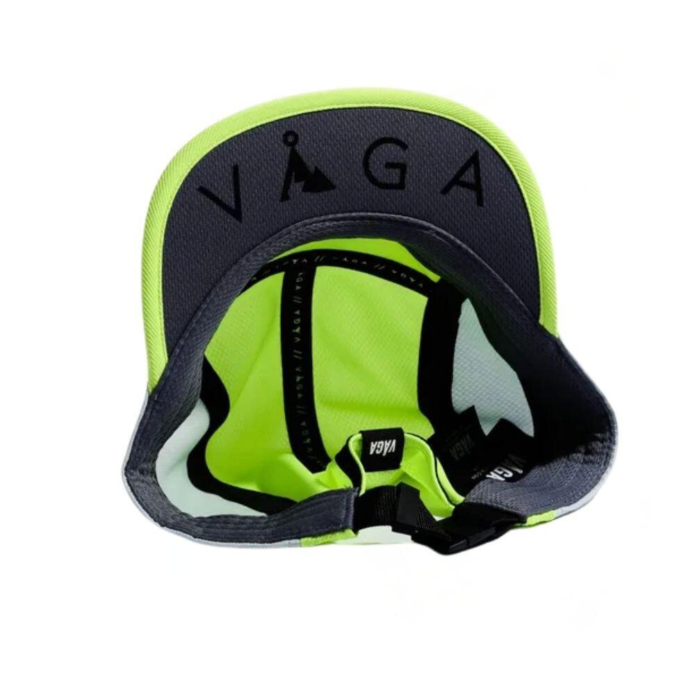 Gorra Running Club Cap Mint/ Neon Yellow running Unisex Amarillo Vaga 2/3