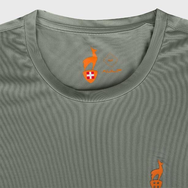 Koszulka z krótkim rękawem męska AULP TOMMY do biegania trekkingowa 5/7