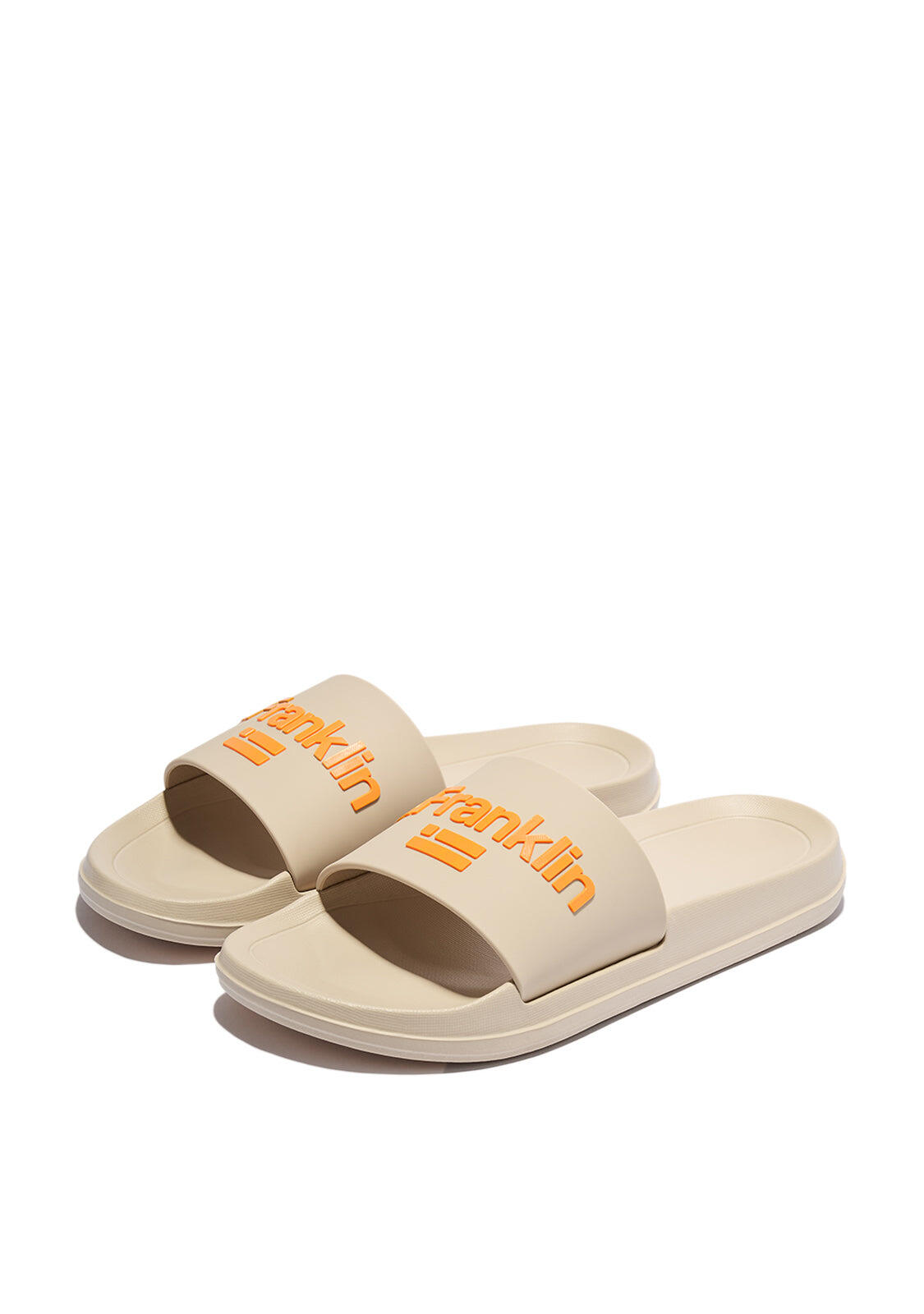 Chanclas de Mujer Estilo Pala Marea en Naranja 2/4