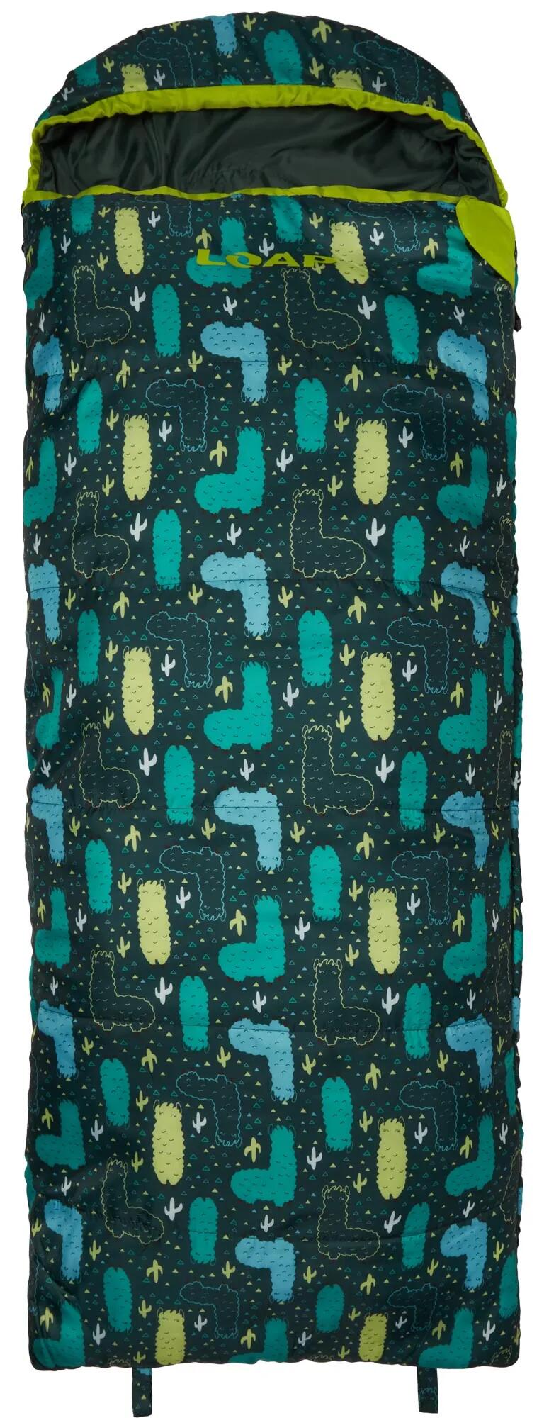 Saco de Dormir Momia Infantil Loap Boston Lama Verde L-Cremallera Izquierda 1/1