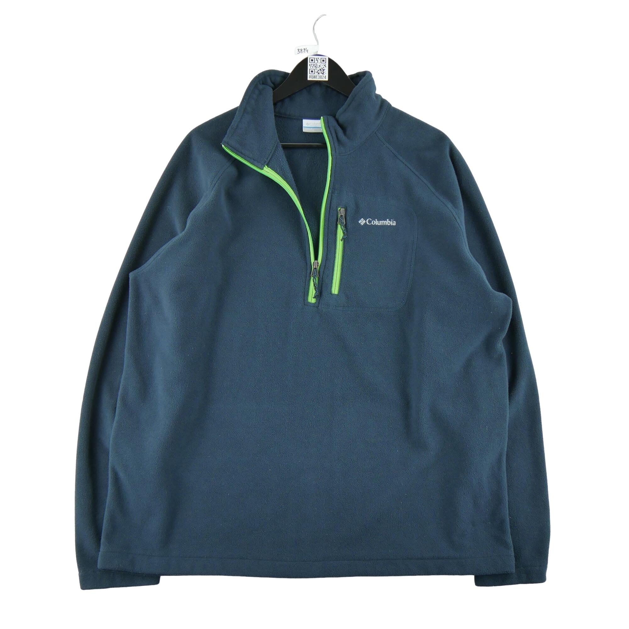 Seconde vie - Pull polaire Homme  Fast Trek Marine - Excellent 3/6
