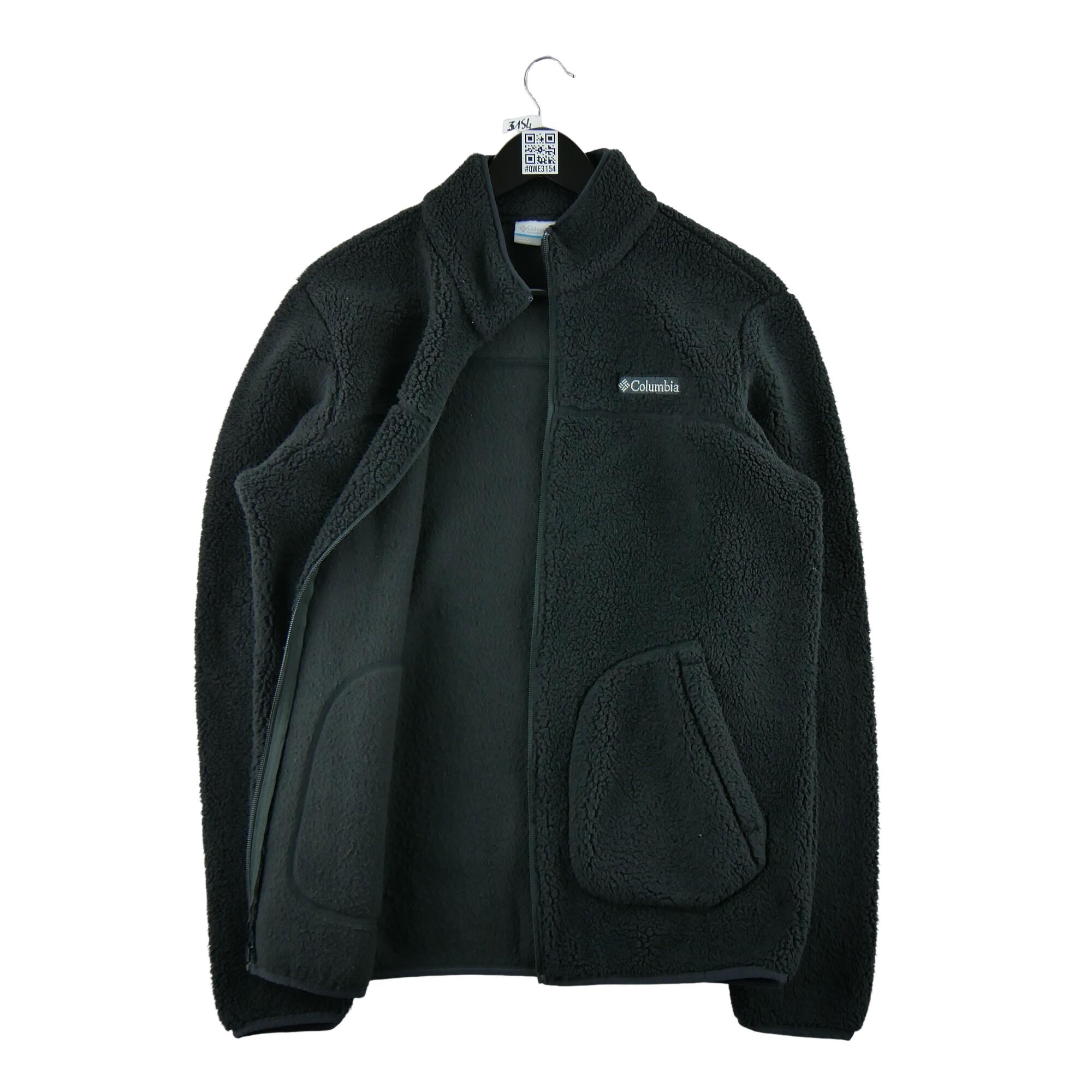 Second life - Men's Sherpa Fleece Jacket Black Columbia - Excellent 3/6