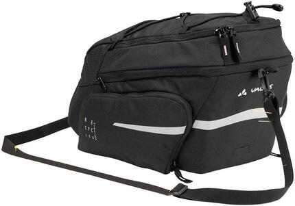 Vaude Silkroad Plus - Sacoche de porte-bagages double, noire, taille unique