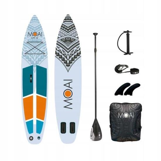 DESKA SUP POMPOWANA MOAI 12'0" COMPACT FIBERGLASS