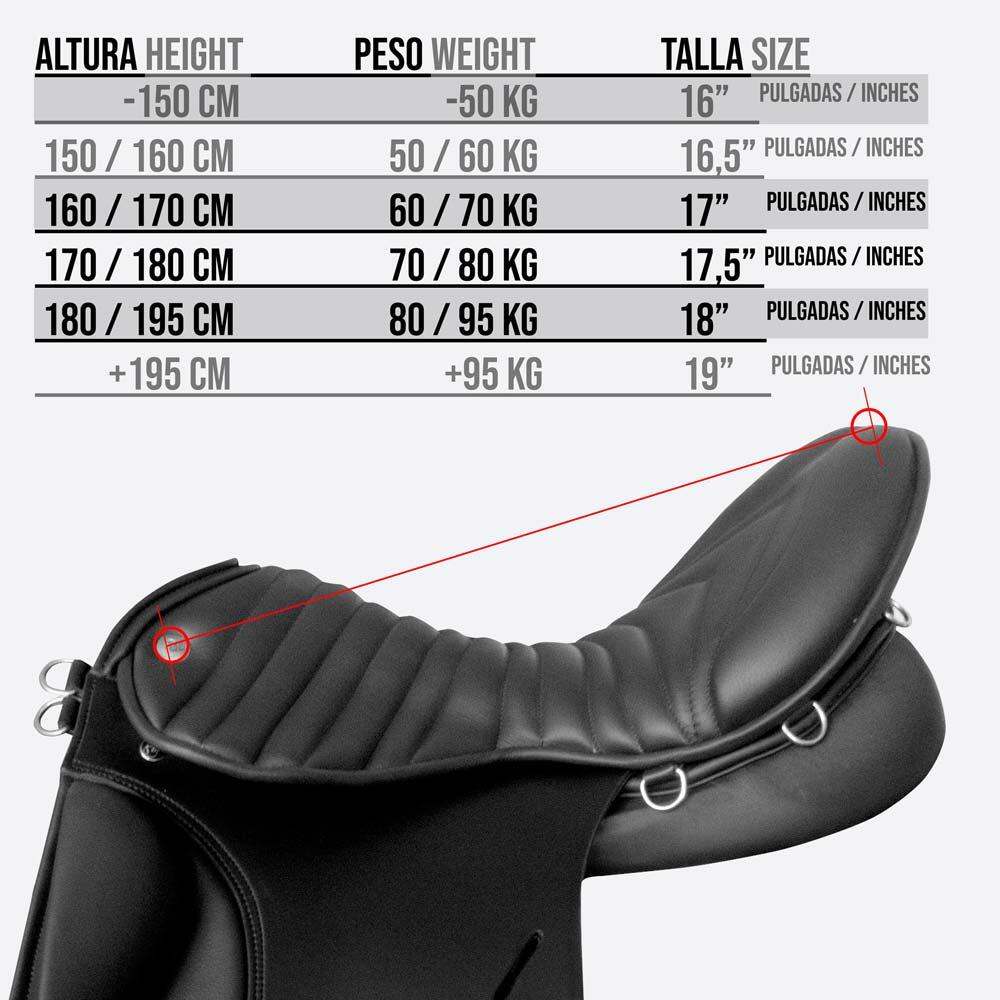 Silla De Montar Zaldi de Equitación Royal Police Doma Gran Seguridad Y Comodidad 5/5