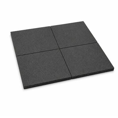 Pavimento in Gomma per Palestra 100x100cm 25mm Antiscivolo