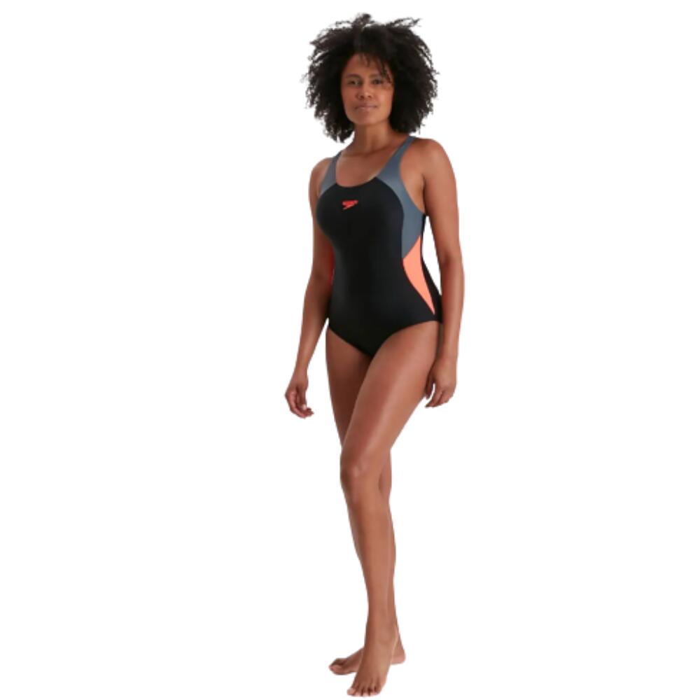 Strój kąpielowy damski Speedo Colourblock Splice Muscleback 3/6