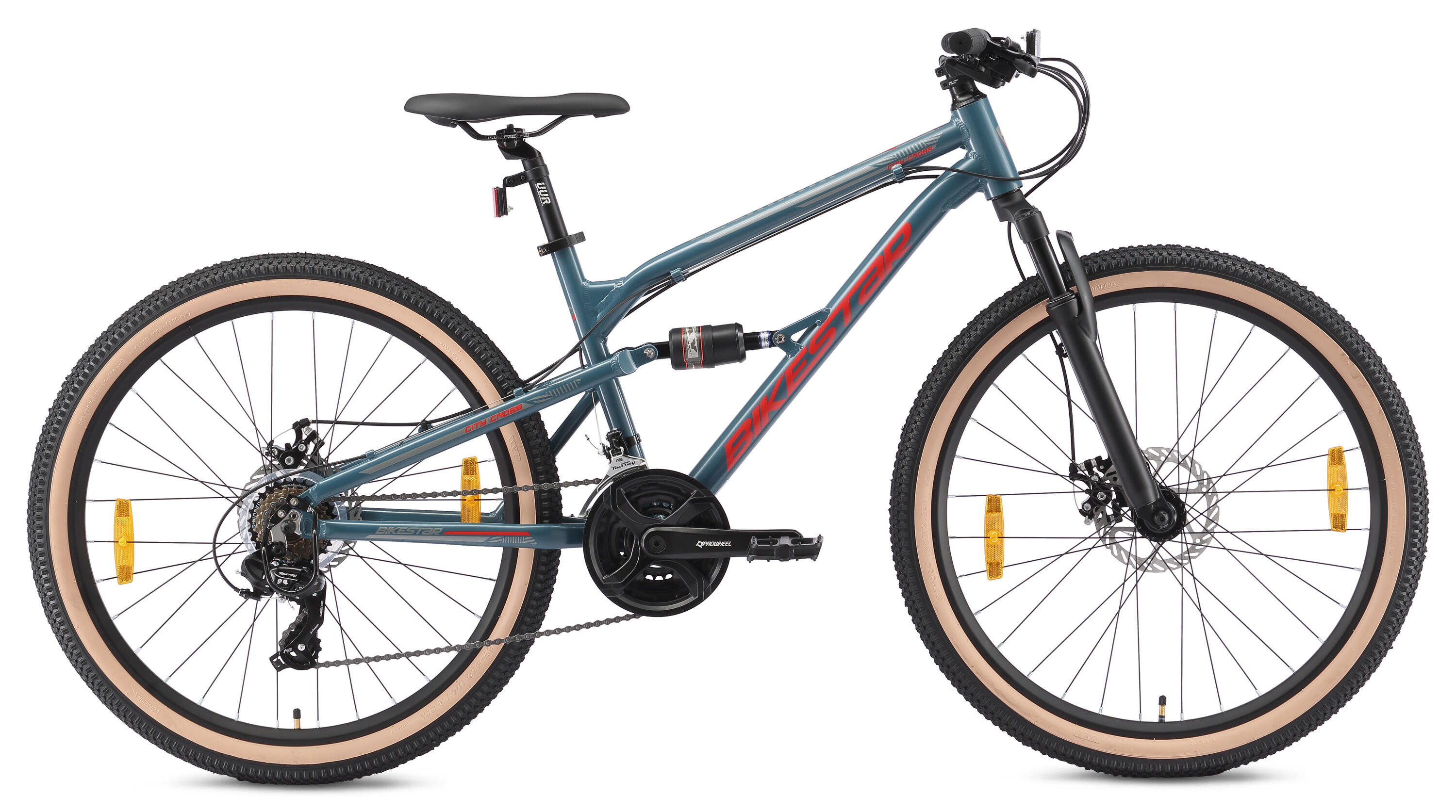 MTB 26" alluminio, full suspension, 21 velocità, freno a disco 2/7