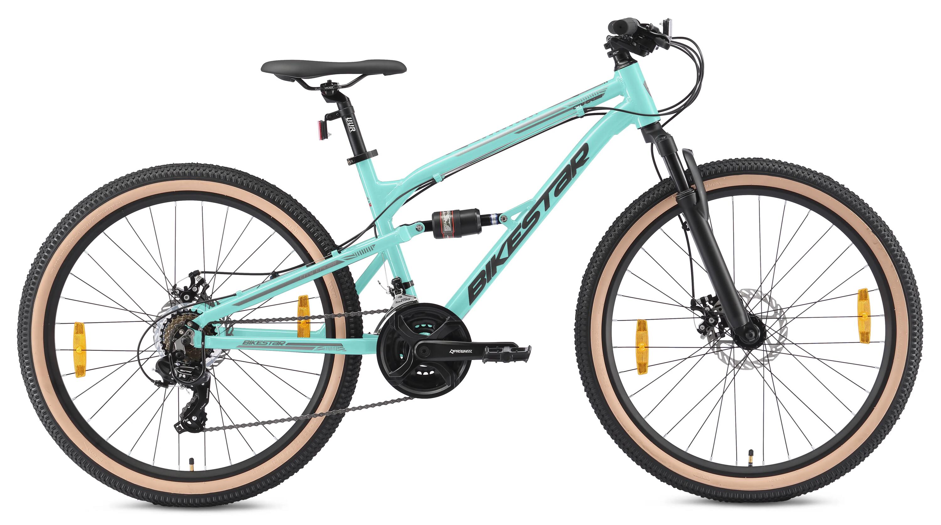 MTB fiets 26" aluminium, volledig geveerde, 21 versnellingen, schijfremmen 2/7
