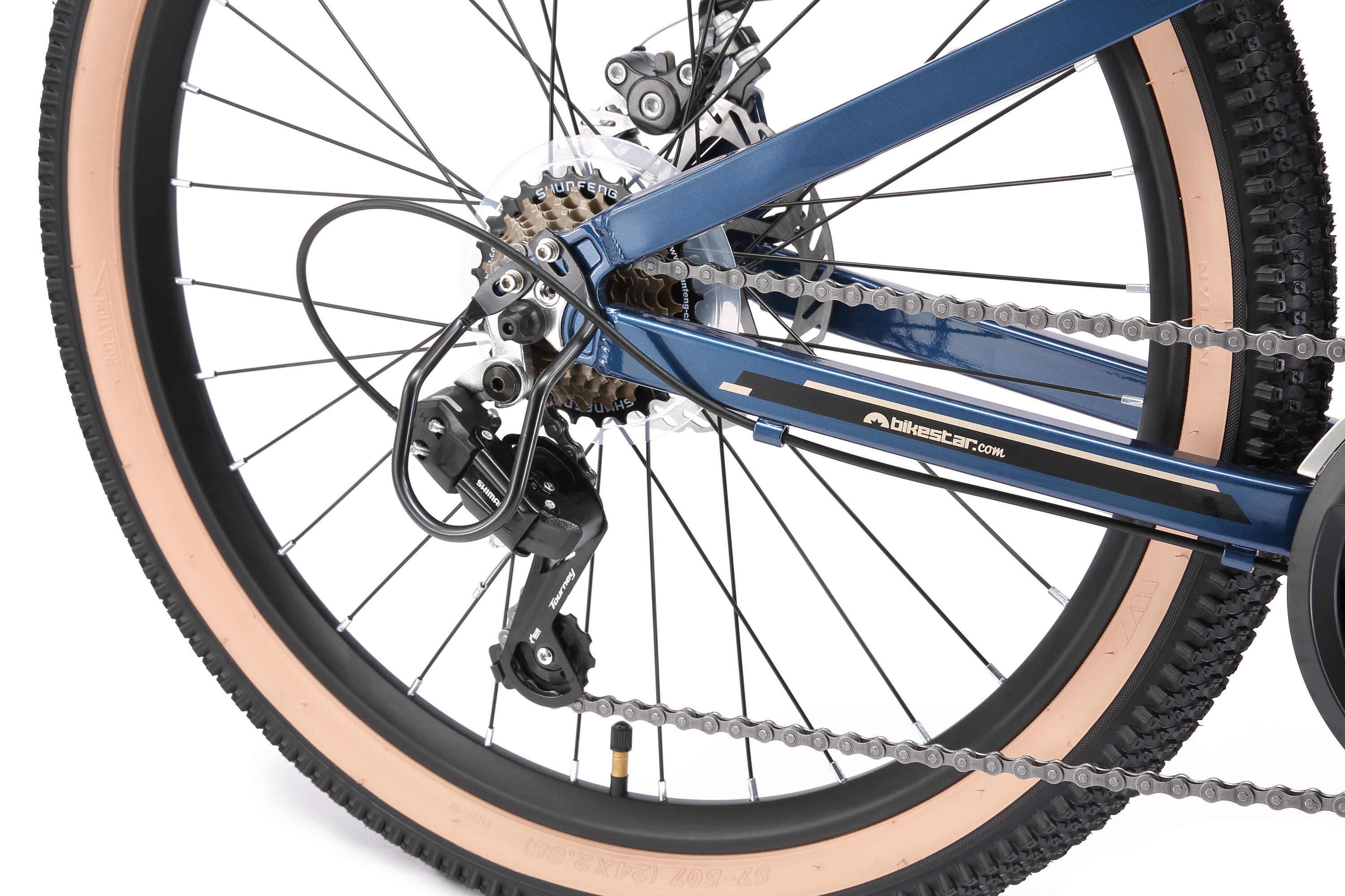 MTB 24" aluminio, bicicleta infantil 9 años, 21 marchas, frenos de disco 5/7