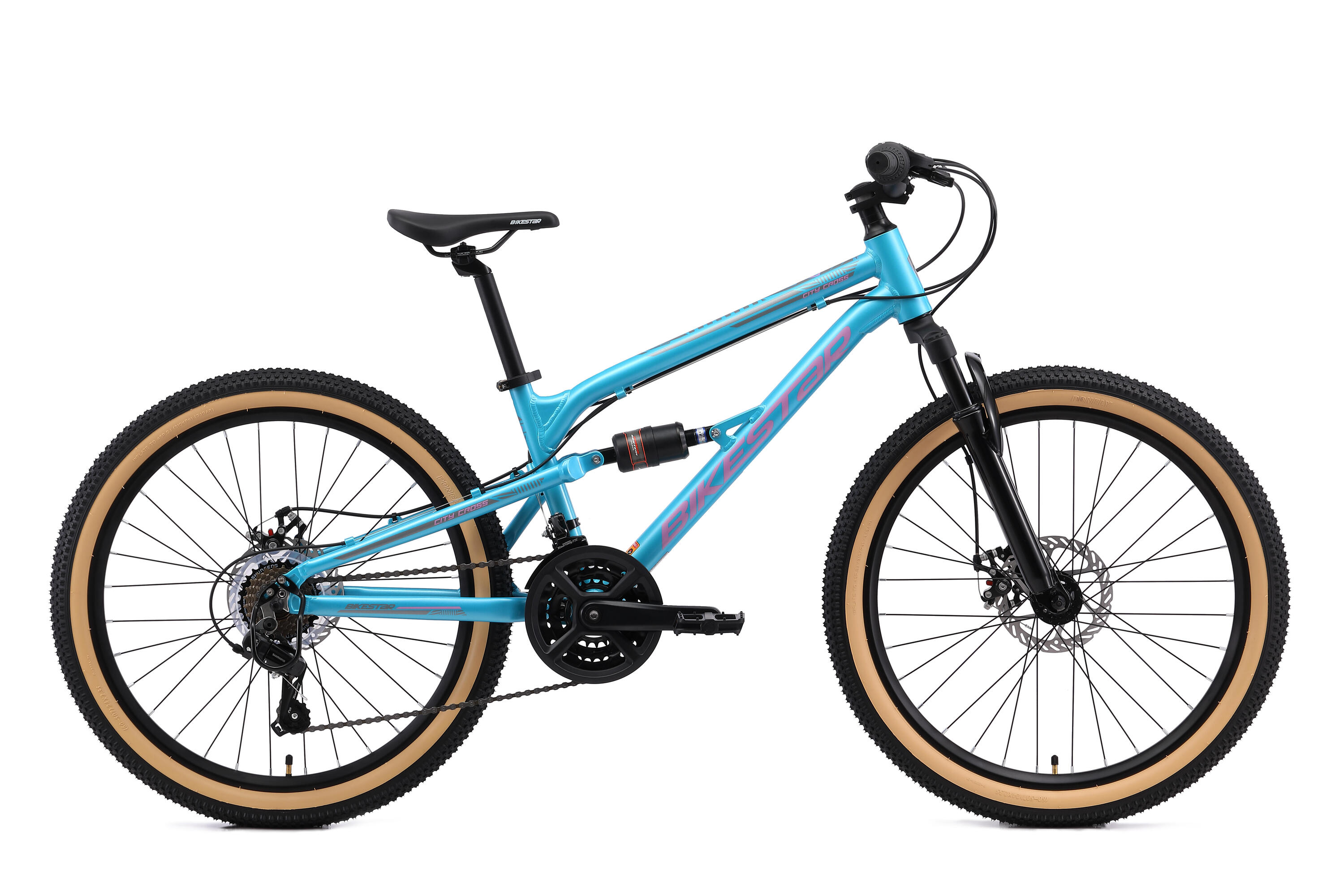 MTB 24" aluminio, bicicleta infantil 9 años, 21 marchas, frenos de disco 2/7