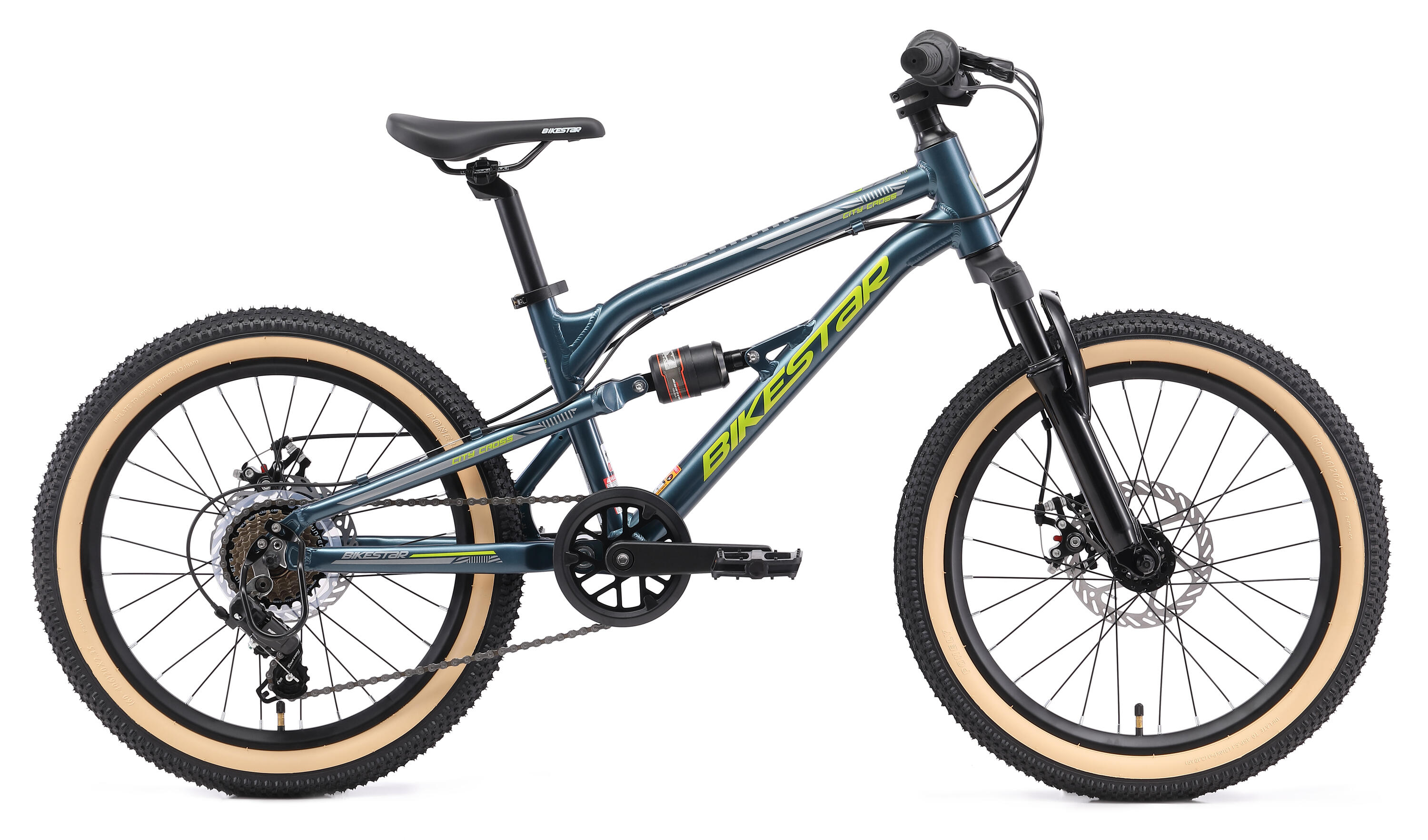VTT 20" aluminium, vélo enfant 6 ans, semi-rigide, 21 vitesses, frein à disque 2/7