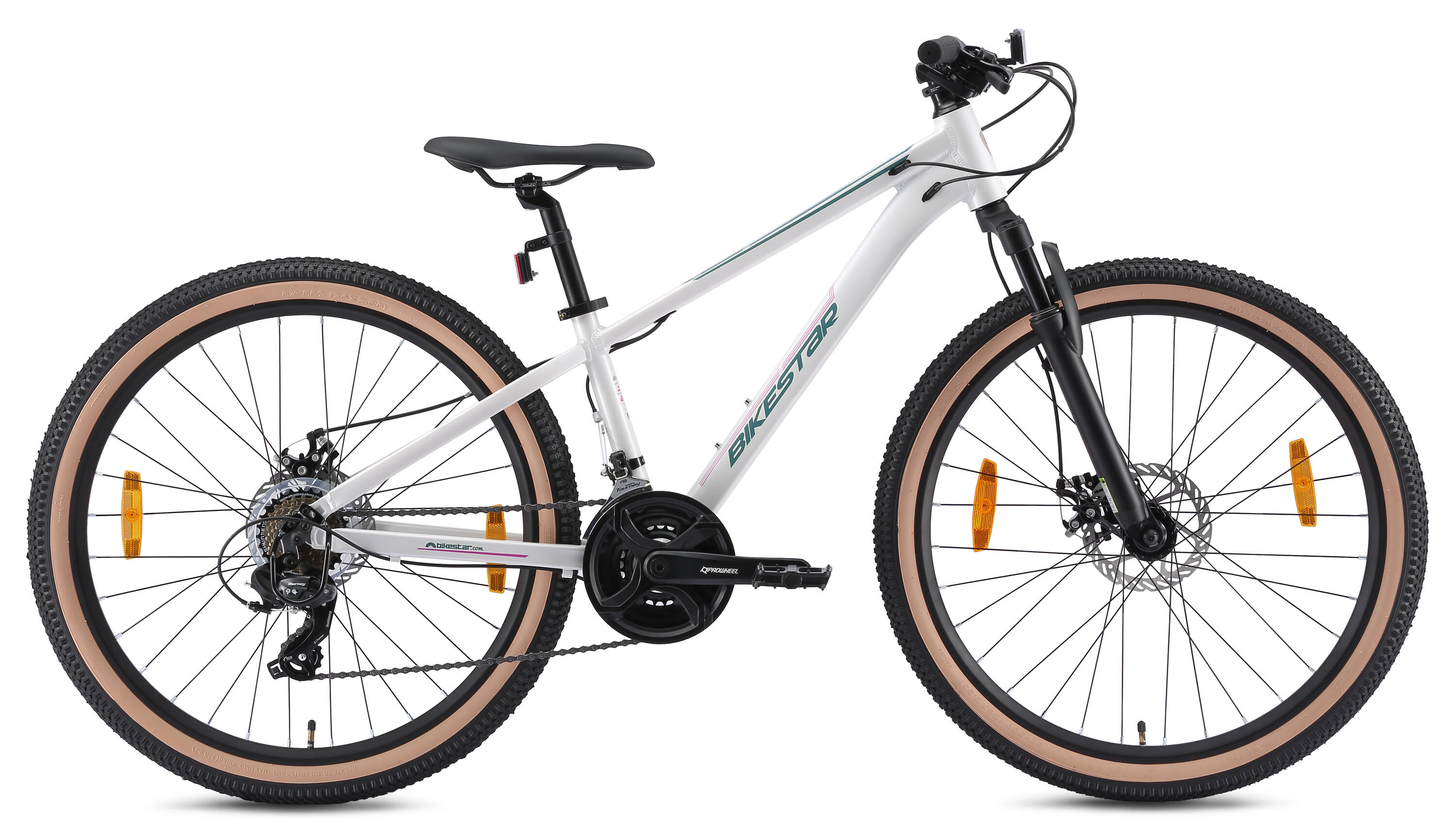 MTB fiets 26" aluminium, hardtail, 21 versnellingen, schijfremmen 2/7