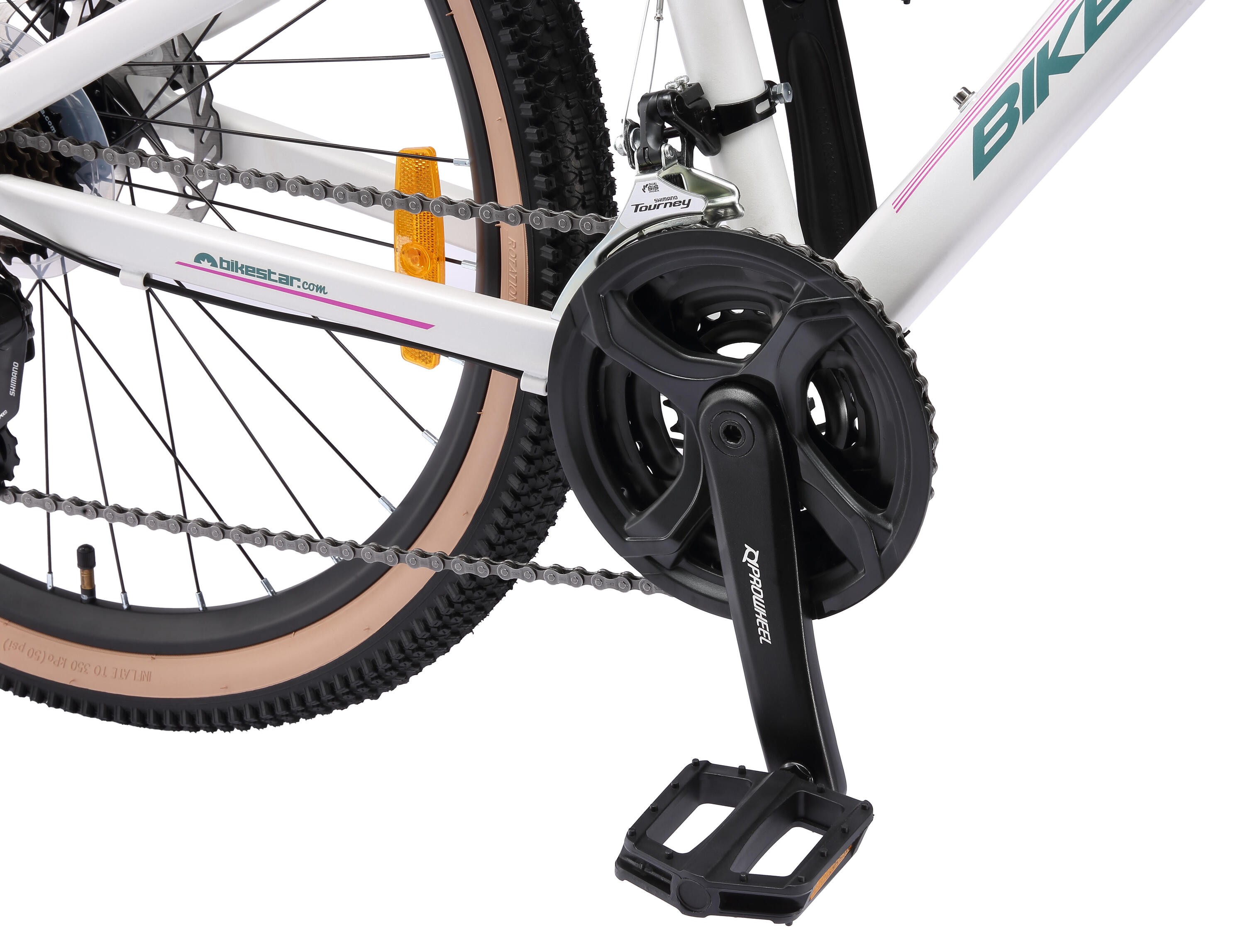 MTB fiets 26" aluminium, hardtail, 21 versnellingen, schijfremmen 6/7