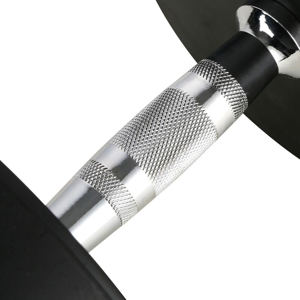 Halteres Redondos de Musculação 47,5kg Fitness Tech - Conjunto com 2 Unidades 2/3