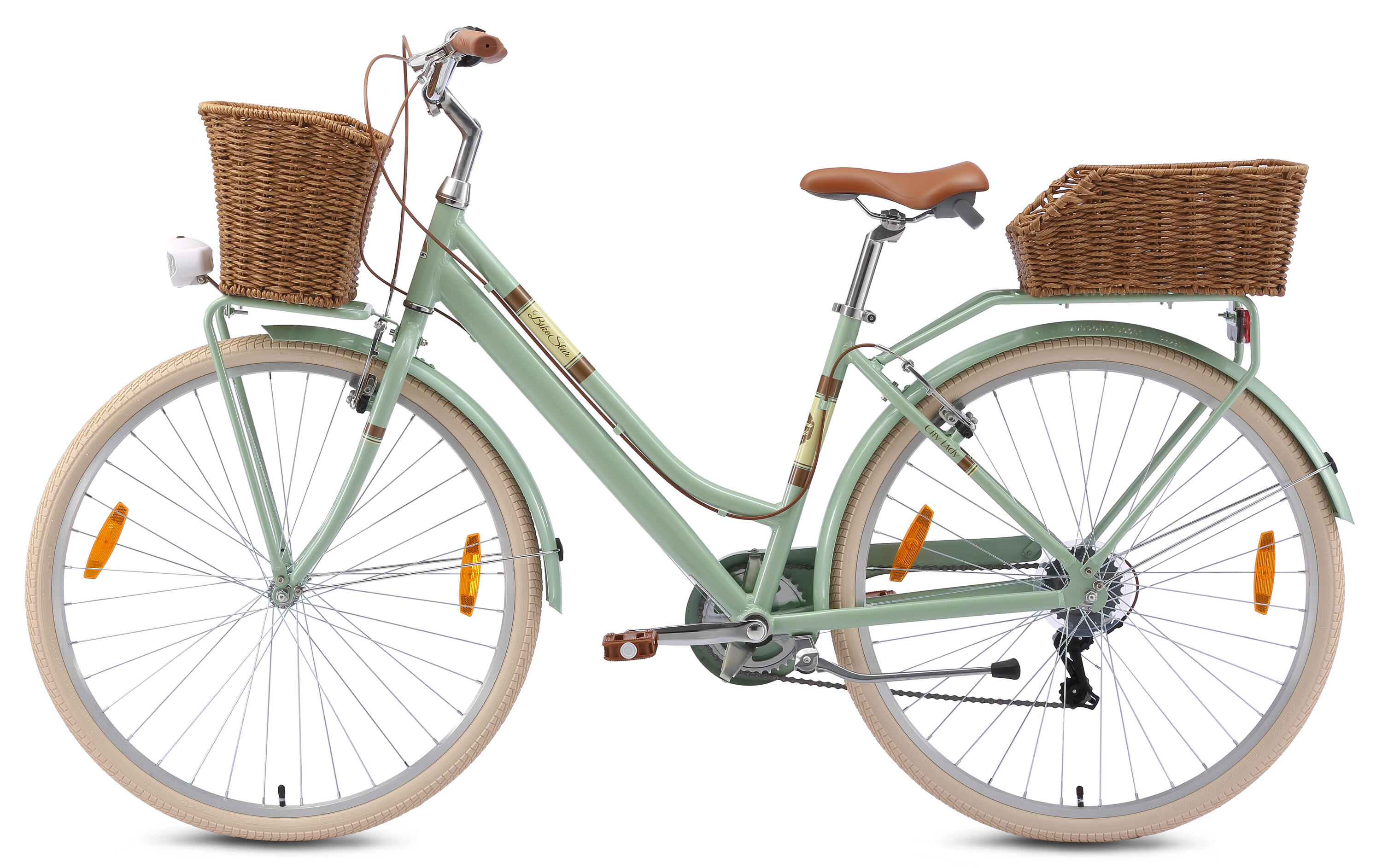 Bicicletta da città in alluminio 28", 7 velocità, retrò urbano 3/7
