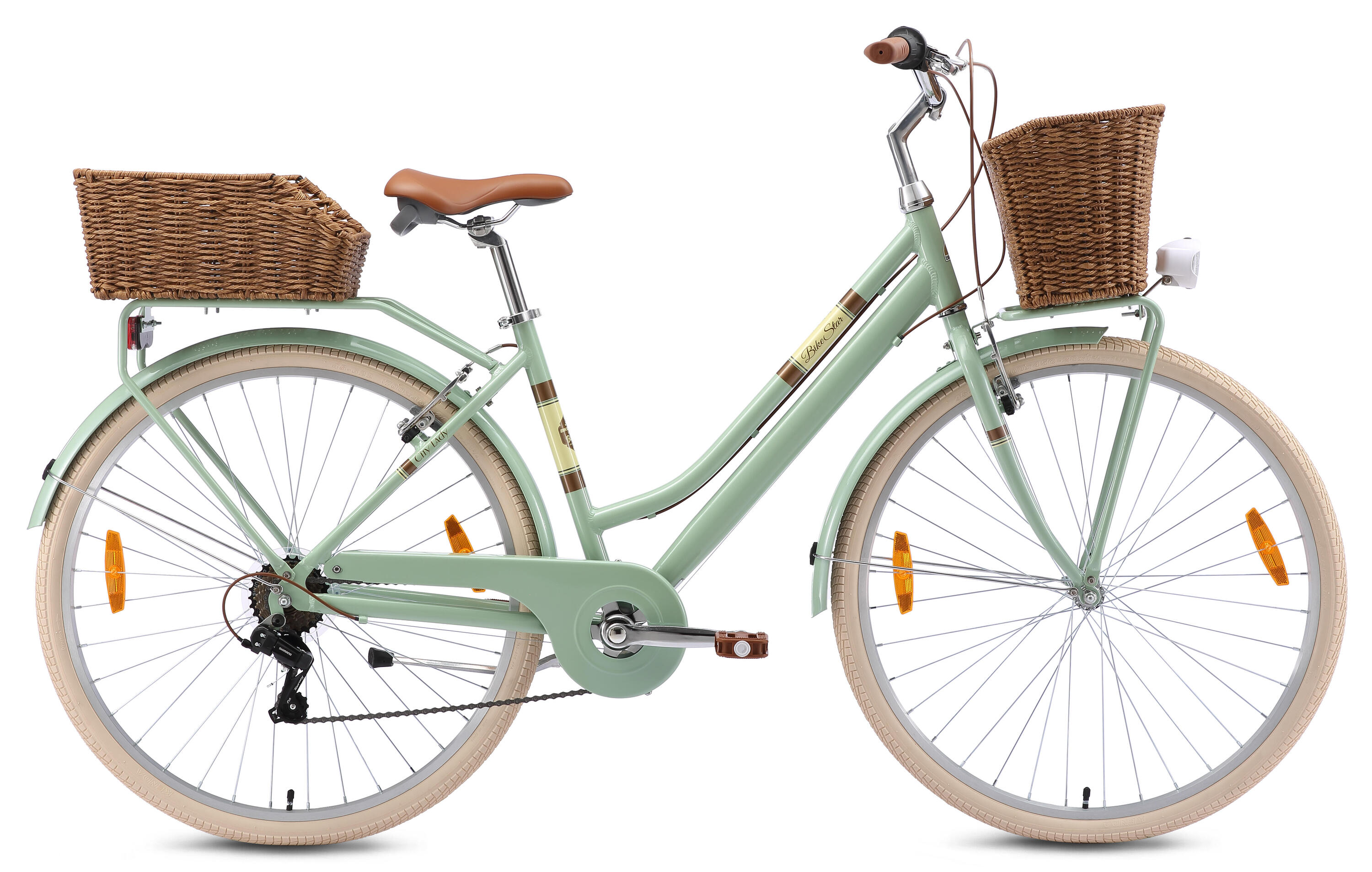 Bicicletta da città in alluminio 28", 7 velocità, retrò urbano 2/7