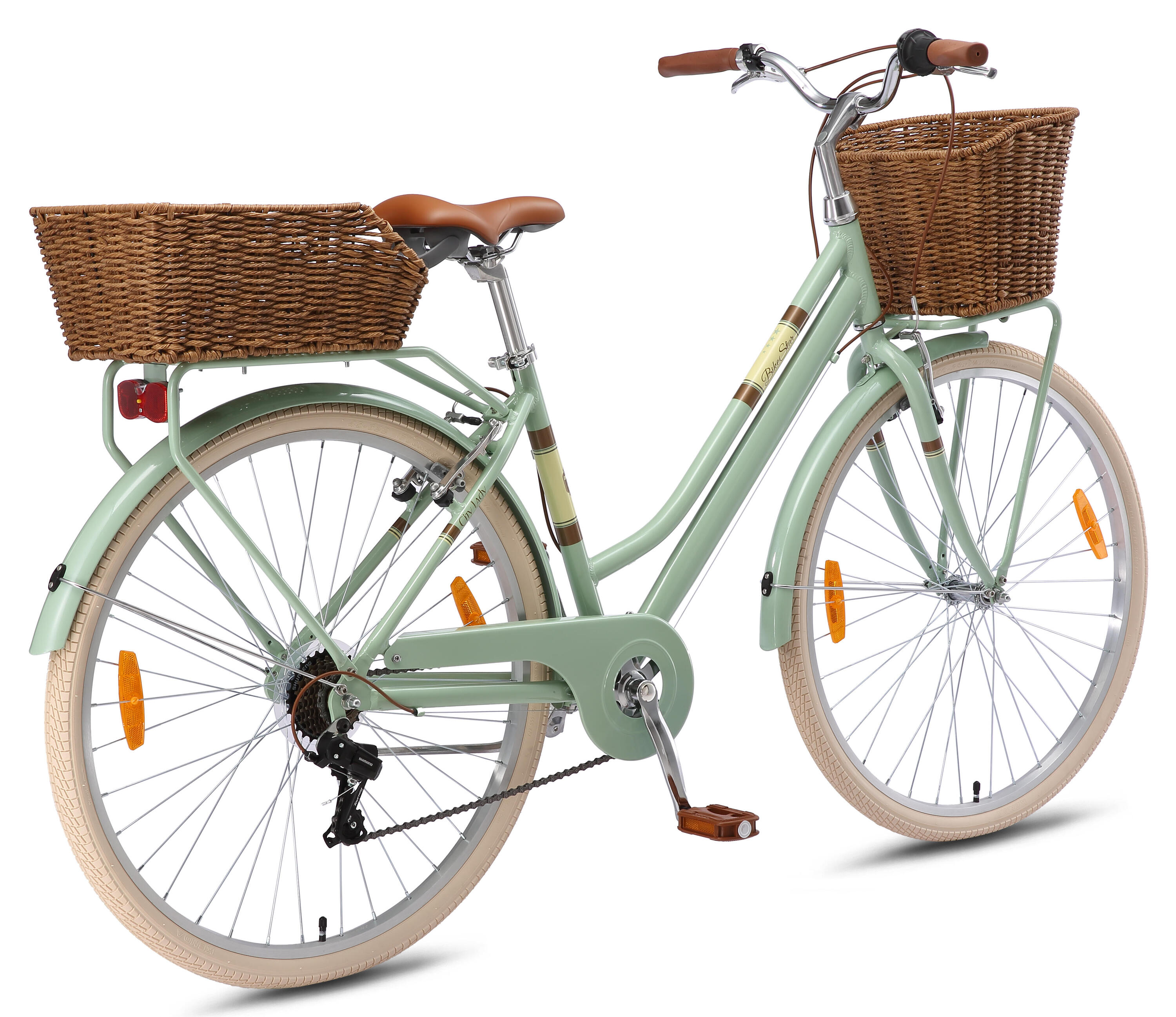 Bicicletta da città in alluminio 28", 7 velocità, retrò urbano 4/7