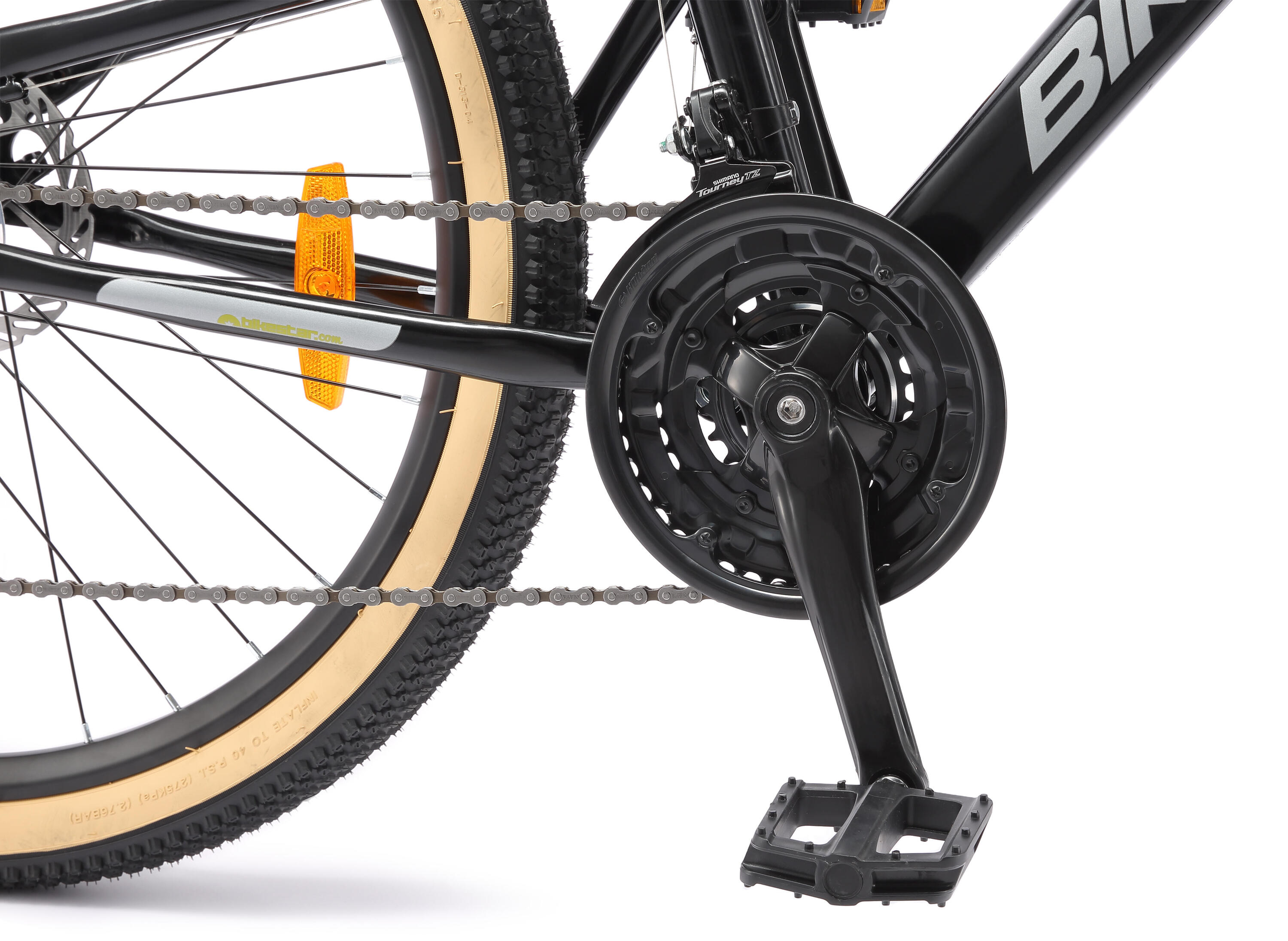 MTB fiets 27.5", volledig geveerde, 21 versnellingen, schijfremmen 5/7