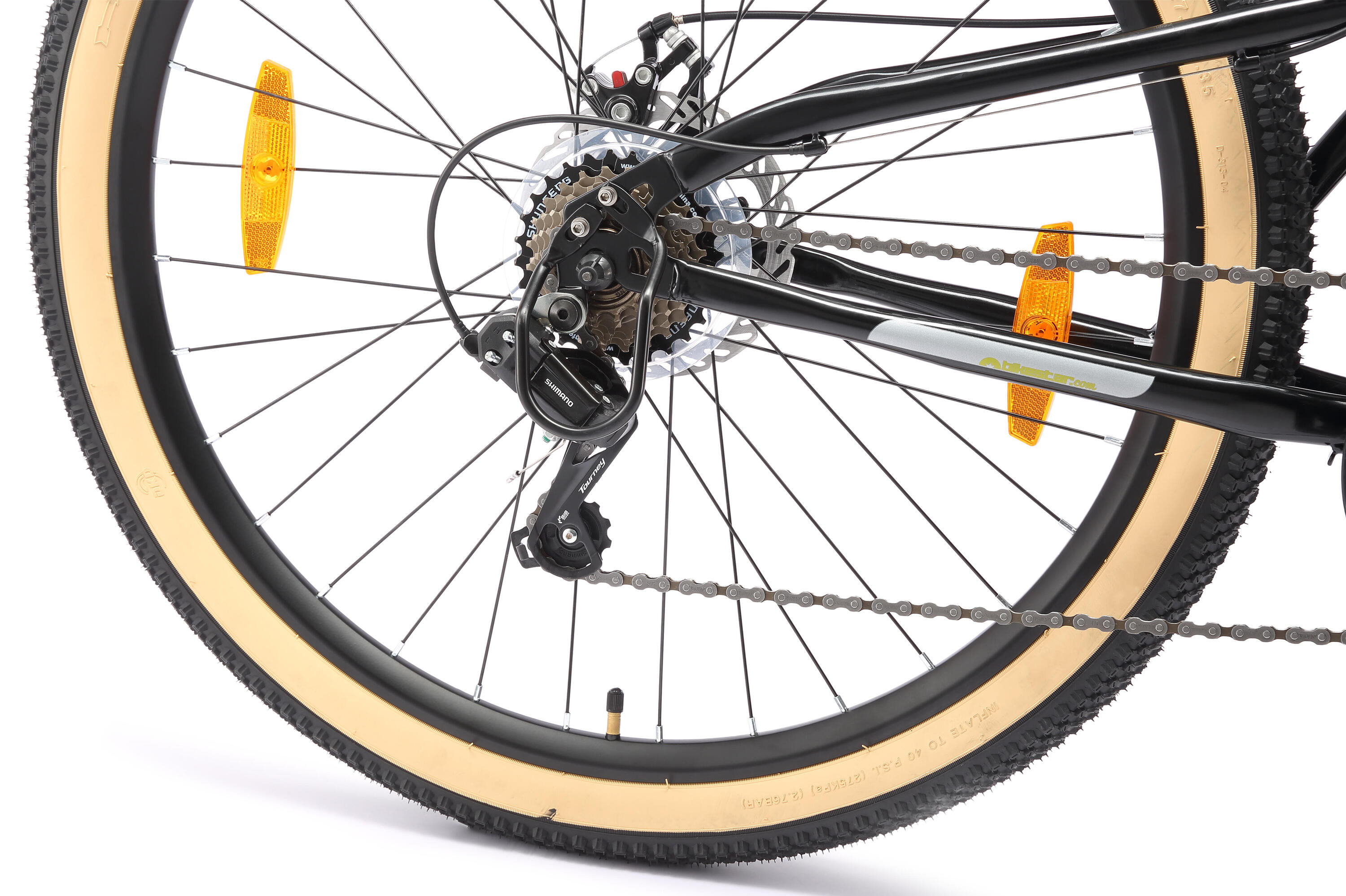 MTB fiets 27.5", volledig geveerde, 21 versnellingen, schijfremmen 6/7