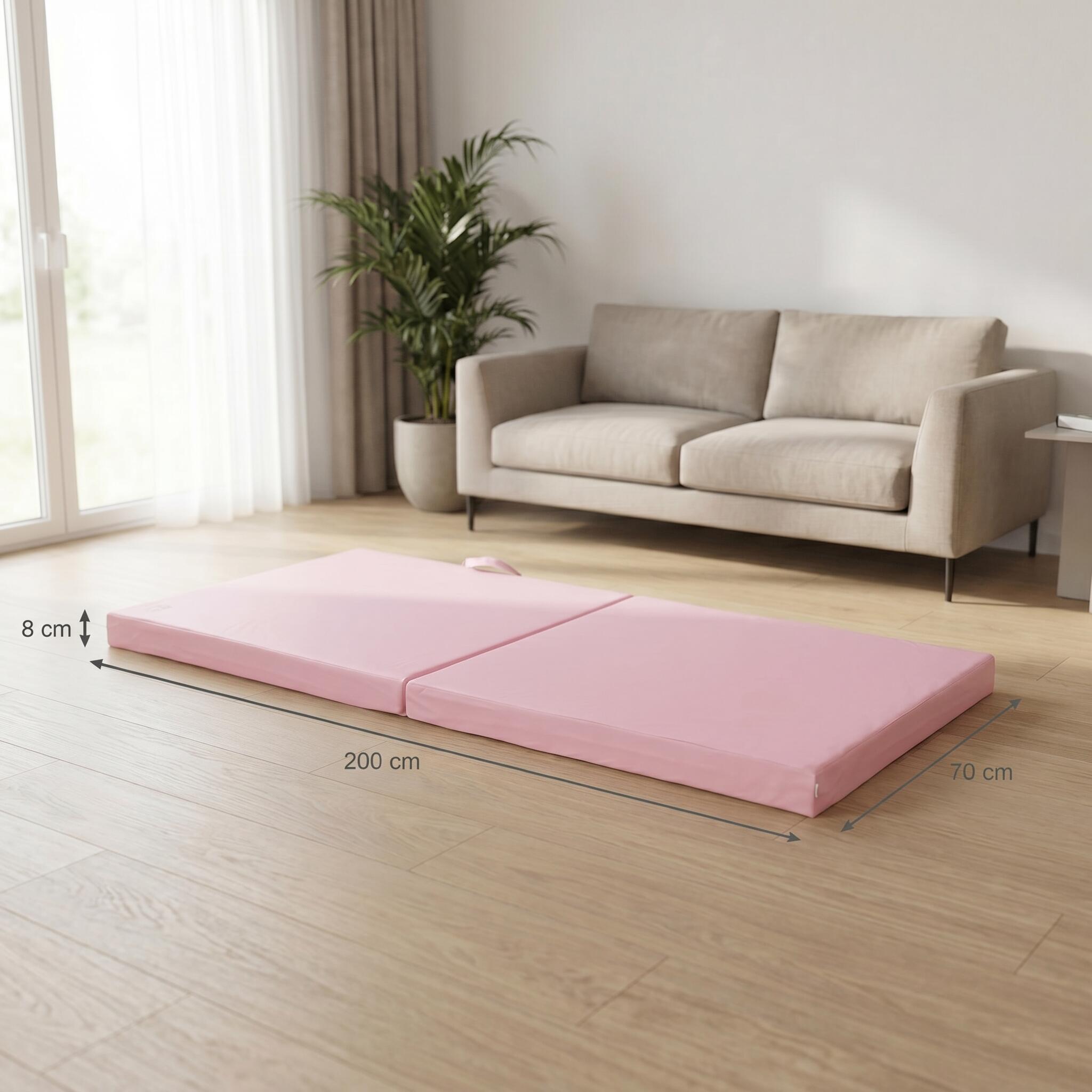 Colchoneta de gimnasia plegable 200 x 70 x 8 cm – colchoneta de fitness / superf 6/7