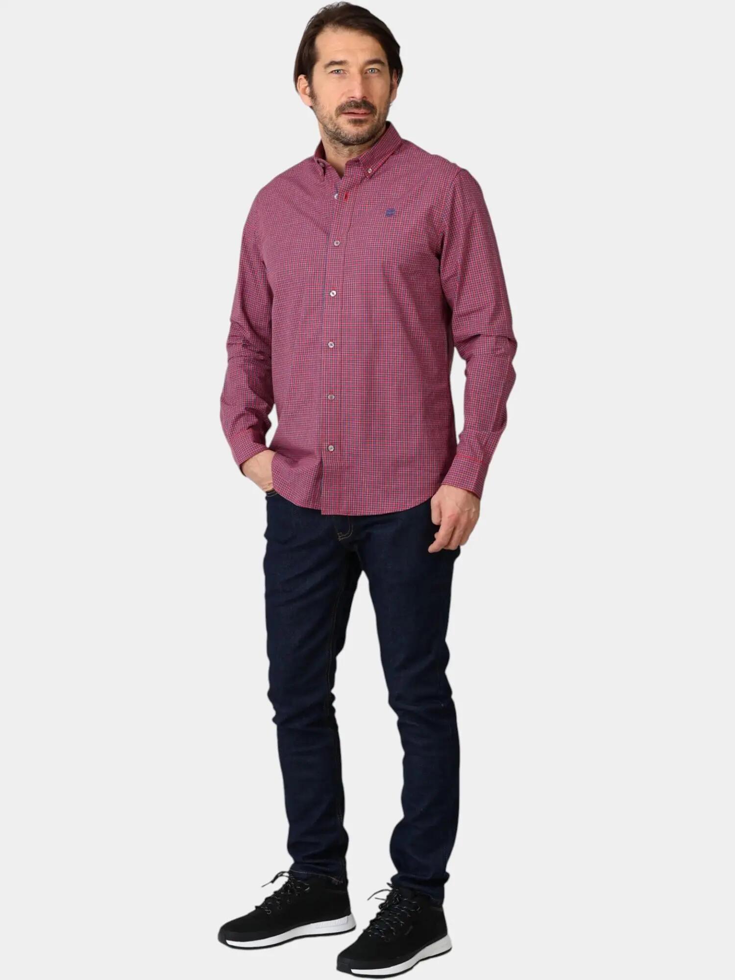 Pánská Košile Micro Plaid Poplin 4/5