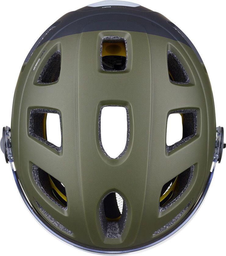 Casque Urbain Cairn Quartz Visor Led Usb Mips Khaki 3/3