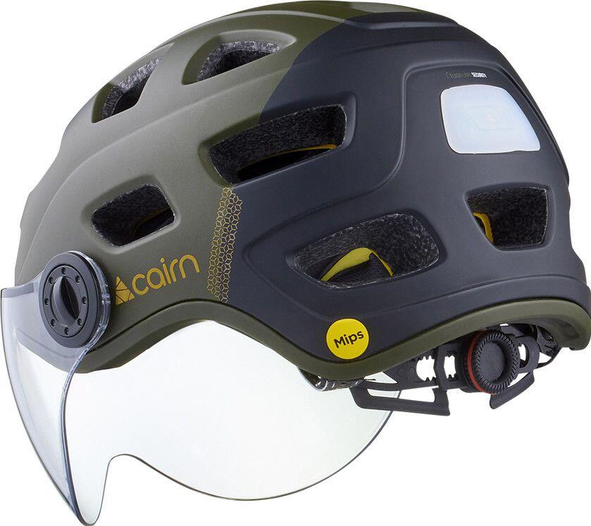 Casque Urbain Cairn Quartz Visor Led Usb Mips Khaki 2/3