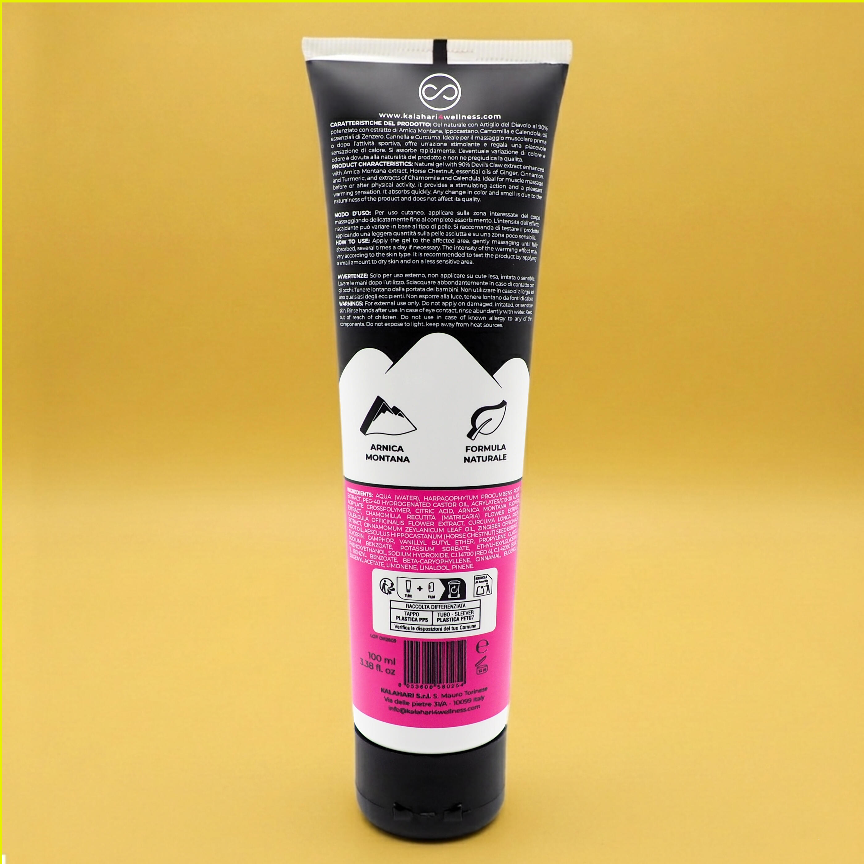 Garra del Diablo y Arnica Gel, extra Fuerte, Efecto Calentador, Made in Italy 5/5