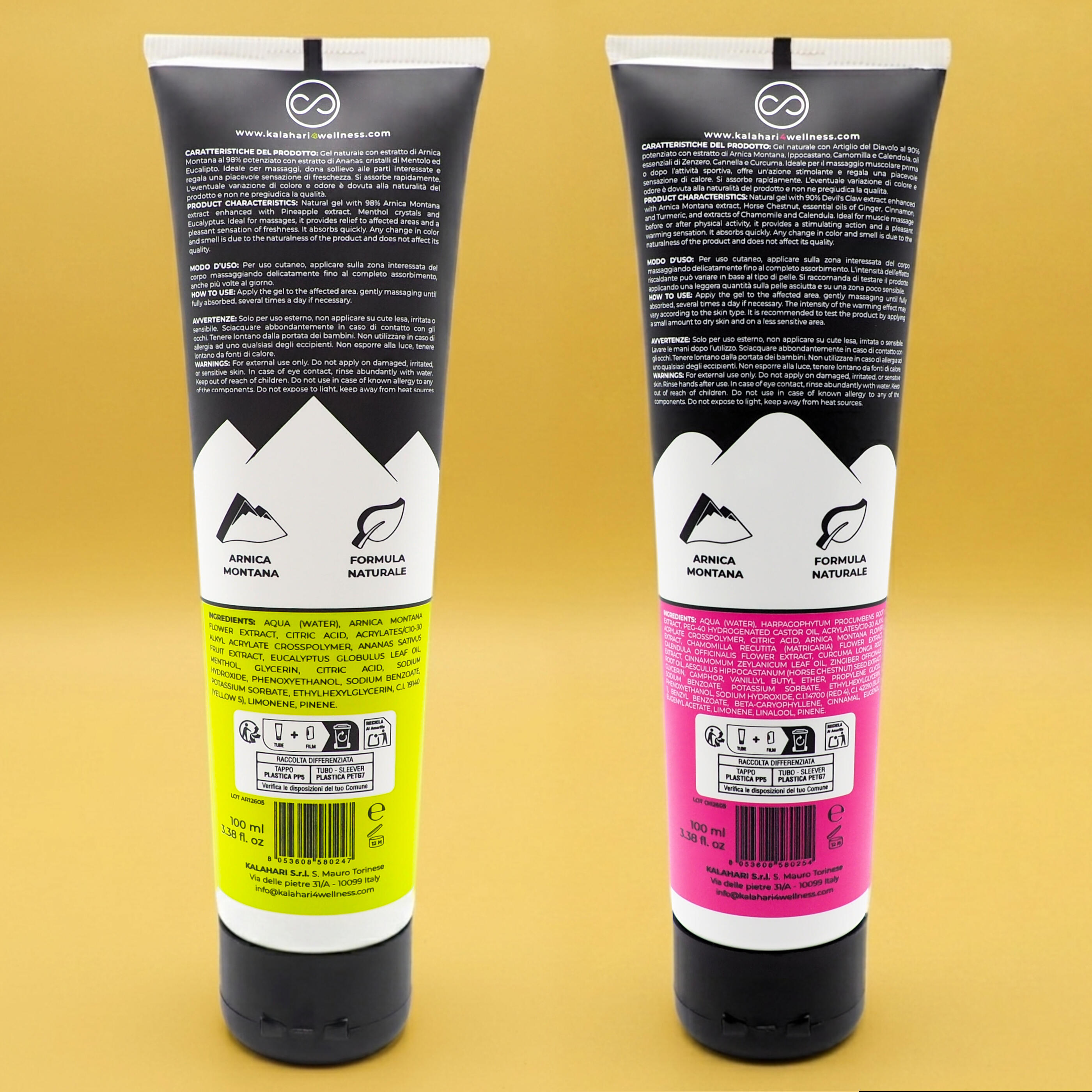 Kit effet Chaud + Froid, Gel Arnica 98% + Griffe du Diable, Idéal pour sportifs 3/7
