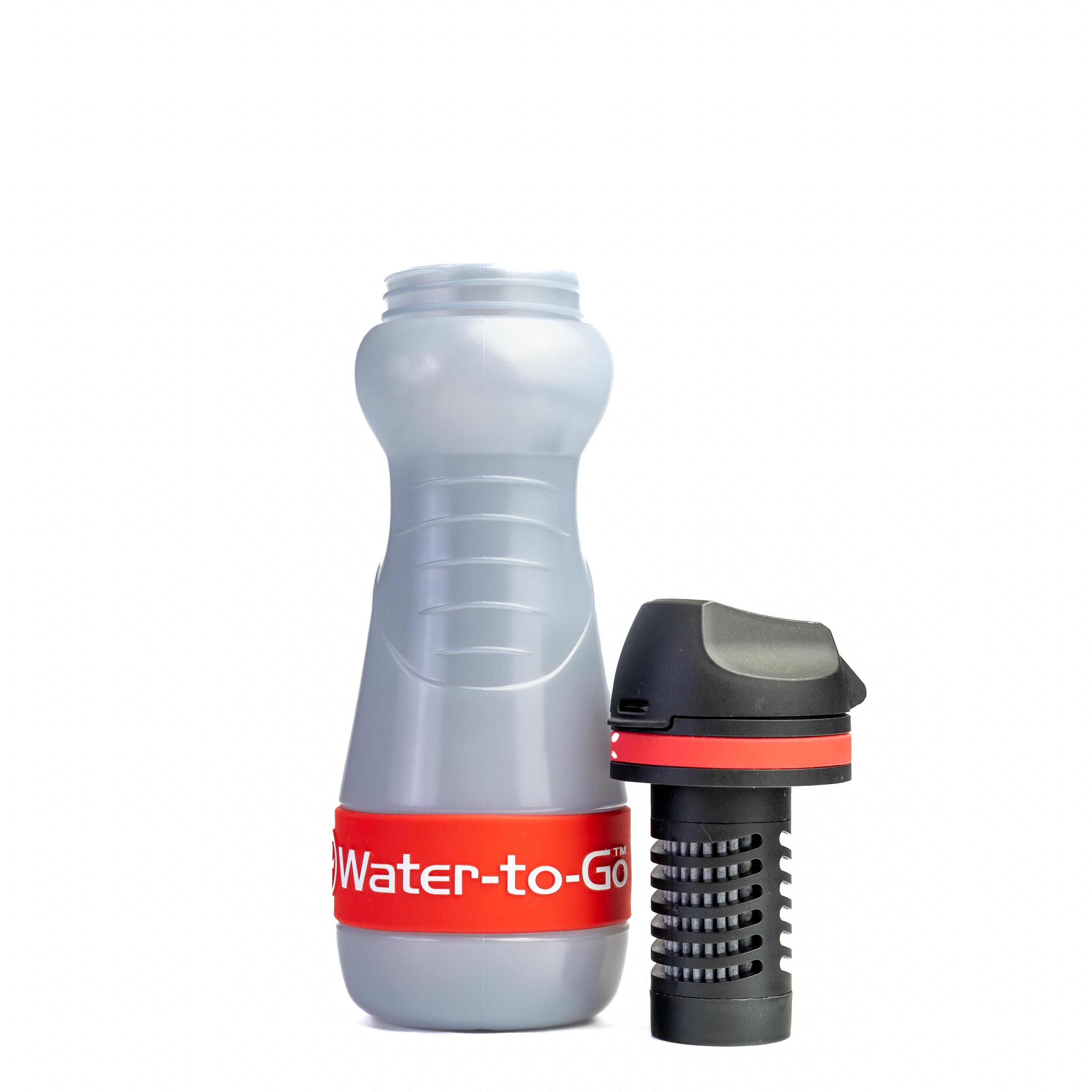 Waterfles met filter 0,55 L – Water-to-Go Active 55 Rood 2/7