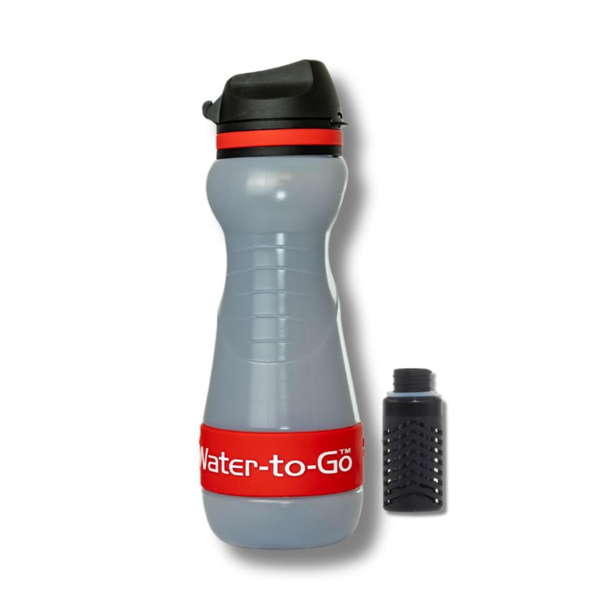 Waterfles met filter 0,55 L – Water-to-Go Active 55 Rood 6/7