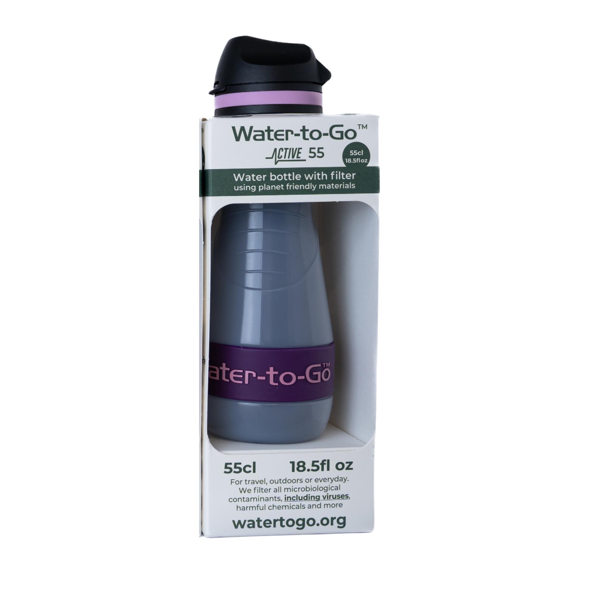 Waterfles met filter 0,55 L – Water-to-Go Active 55 Acai 7/7