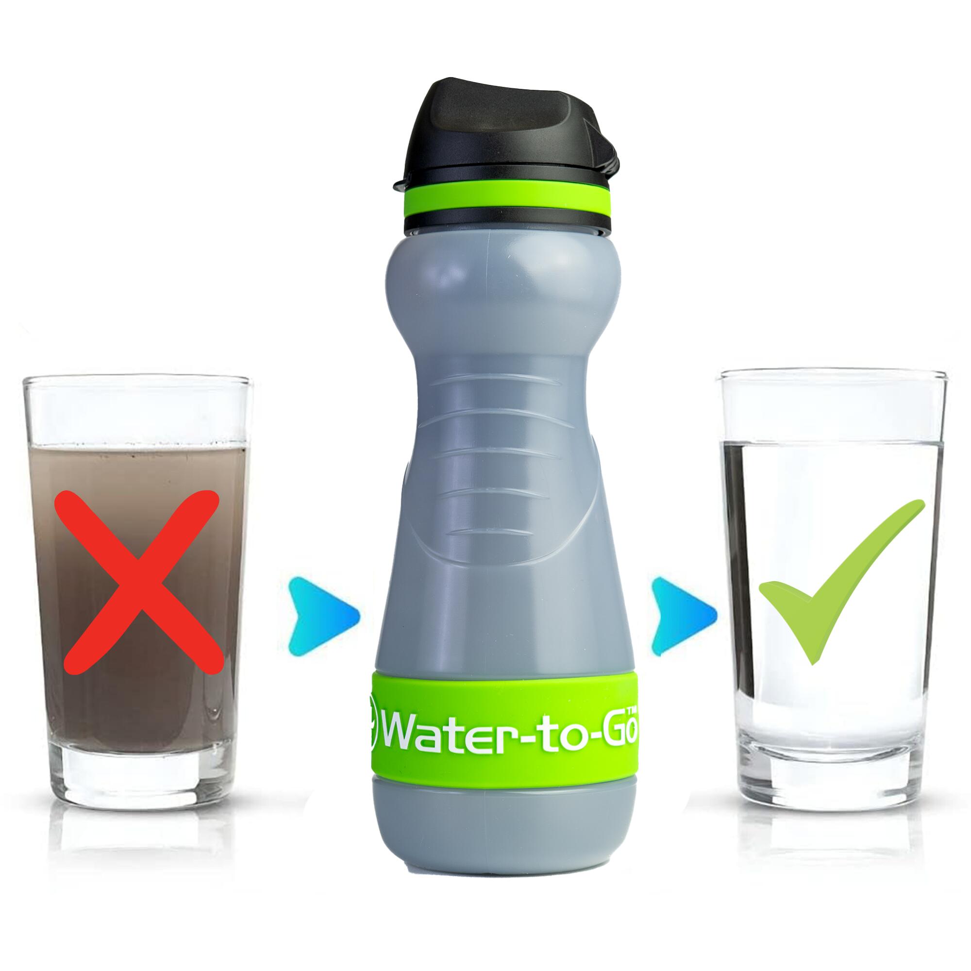 Waterfles met filter 0,55 L – Water-to-Go Active 55 Groen 4/7