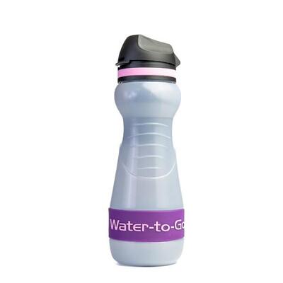 Waterfles met filter 0,55 l – water-to-go active 55 zwart