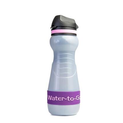 Trinkflasche 0.55 Liter mit Filter Water-to-Go Active 55 schwarz