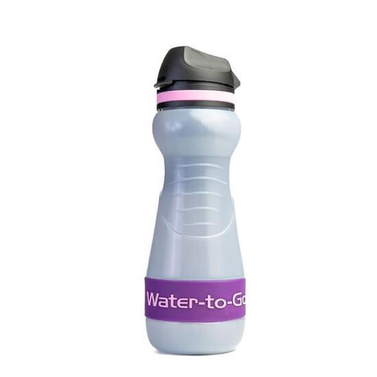 Trinkflasche 0.55 Liter mit Filter Water-to-Go Active 55 schwarz