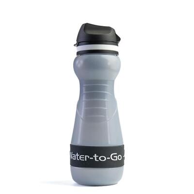 Waterfles met filter 0,55 l – water-to-go active 55 zwart