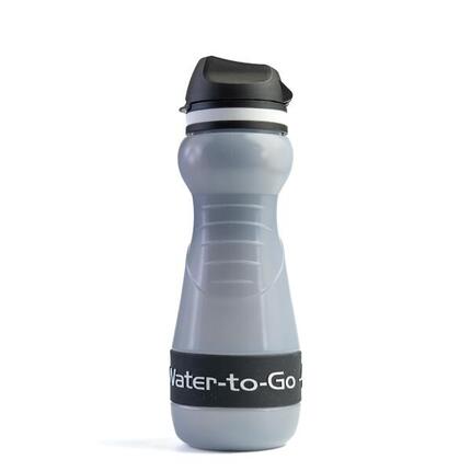 Trinkflasche 0.55 Liter mit Filter Water-to-Go Active 55 schwarz