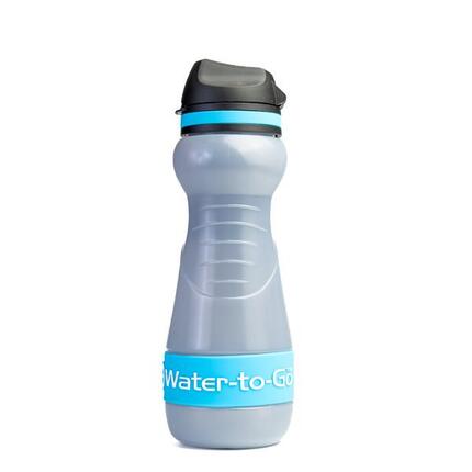 Trinkflasche 0.55 Liter mit Filter Water-to-Go Active 55 schwarz